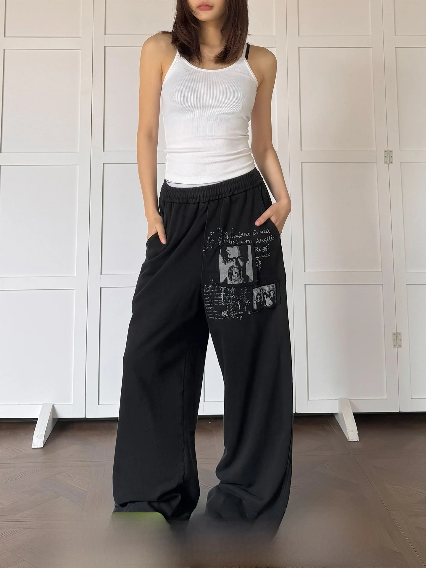 Don Cry Vintage Washed Patchwork Print Straight Leg Long Pants Men Women Comfortable Cotton Polyester Blend Anti-Wrinkle
Don Cry Vintage Washed Patchwork Print Straight Leg Long Pants Men Women Comfortable Cotton Polyester Blend Anti-Wrinkle