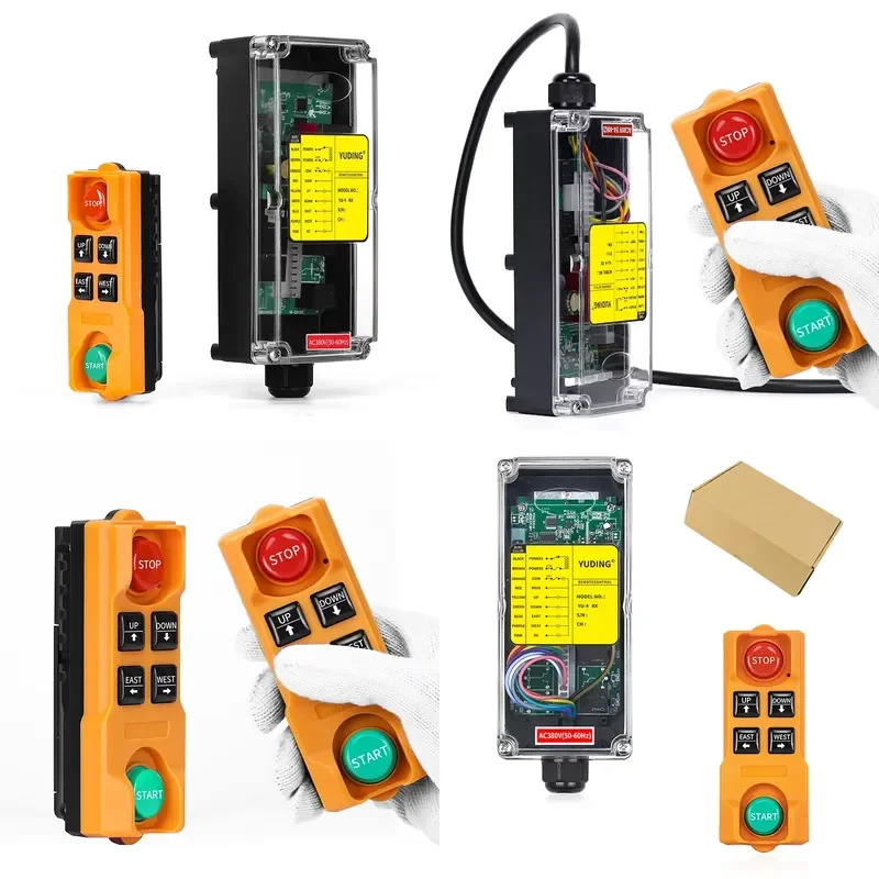 YU-4 Universal Industrial Remote Control Wireless Radio Scissor Lift Button for Crane Waterproof & Anti-Shock Function
YU-4 Universal Industrial Remote Control Wireless Radio Scissor Lift Button for Crane Waterproof & Anti-Shock Function