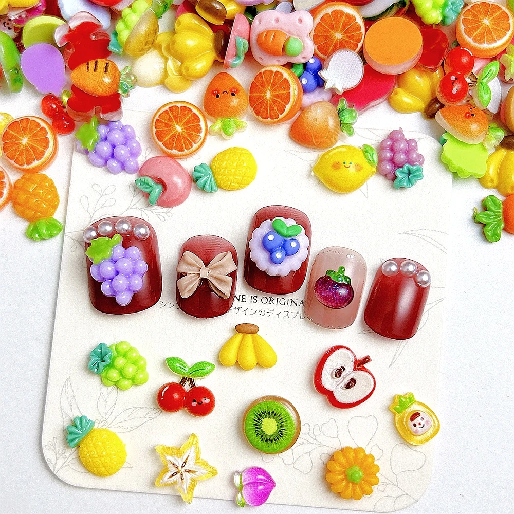 50PCS Mixed Design 3D Acrylic Nail Art Fruit Charms Accessories For Nails Decoration Suppplies Material Manicure Decor Stuff
50PCS Mixed Design 3D Acrylic Nail Art Fruit Charms Accessories For Nails Decoration Suppplies Material Manicure Decor Stuff