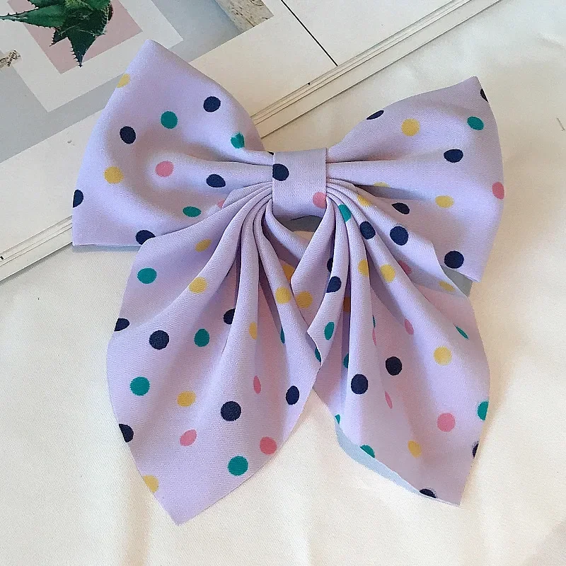 Rainbow Polka Dot Bow Hair Clips Vintage Korean Style Non-Slip Barrettes Kawaii Hair Accessories for Women Girls
Rainbow Polka Dot Bow Hair Clips Vintage Korean Style Non-Slip Barrettes Kawaii Hair Accessories for Women Girls