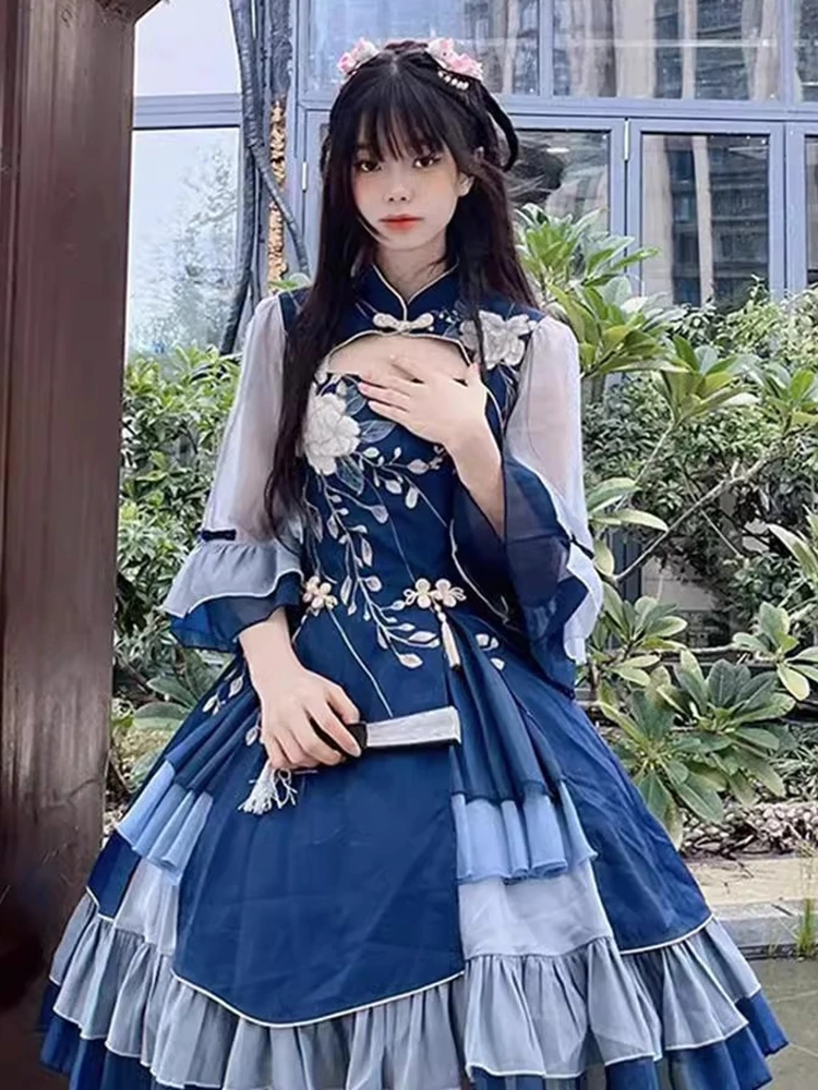 Elegant Thin Chinese Style Hanfu Inspired Dress for plus Size Women Spring Autumn Long Sleeve Regular Length Commute Friendly
Elegant Thin Chinese Style Hanfu Inspired Dress for plus Size Women Spring Autumn Long Sleeve Regular Length Commute Friendly