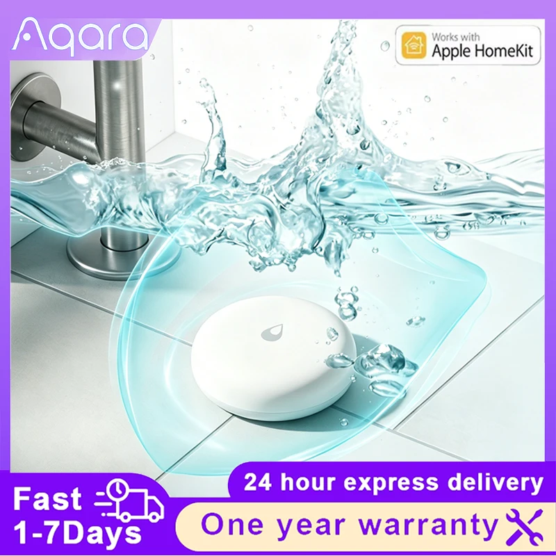 Aqara Smart Home Water Leak Sensor Zigbee3.0 Water Immersing Detector Alarm Security Soaking Sensor Assistant for MiHome Homekit
Aqara Smart Home Water Leak Sensor Zigbee3.0 Water Immersing Detector Alarm Security Soaking Sensor Assistant for MiHome Homekit