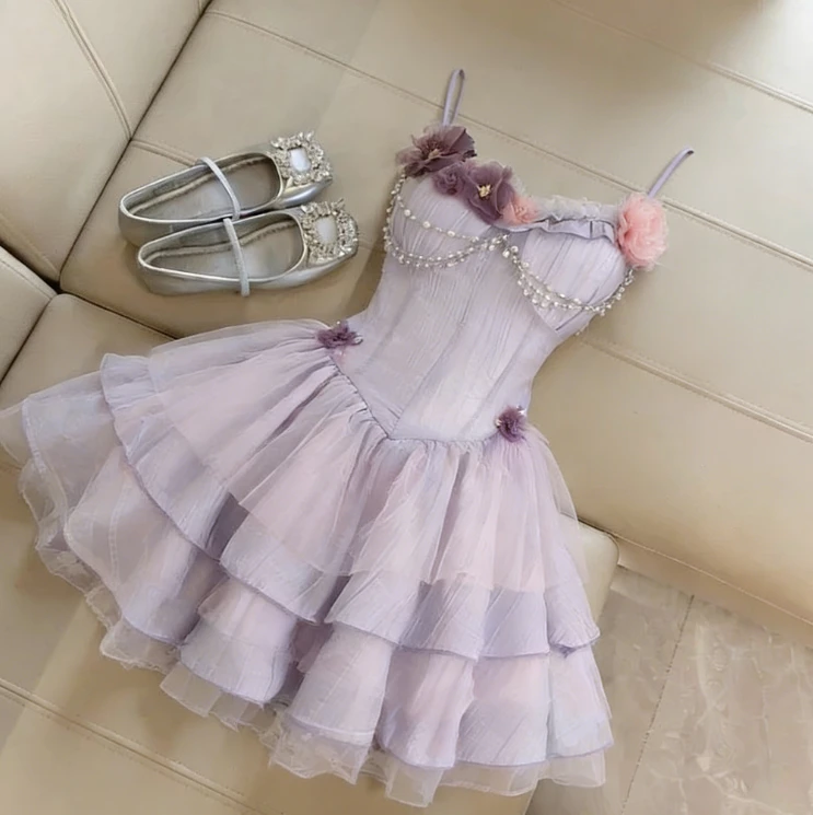 Summer New Sweet Y2k Mini Dress Korean Fashion Casual Princess Dress Harajuku Elegant Sleeveless Dress Woman
Summer New Sweet Y2k Mini Dress Korean Fashion Casual Princess Dress Harajuku Elegant Sleeveless Dress Woman