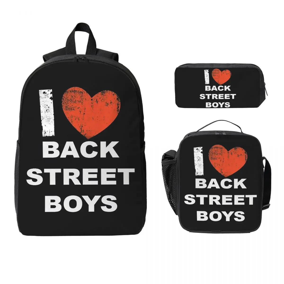 Backstreet Boys Music Group Backpack Boys Girls BookBag School Bag Computer Shoulder Bags 3ps Insulated Lunch Bag Pencil Case
Backstreet Boys Music Group Backpack Boys Girls BookBag School Bag Computer Shoulder Bags 3ps Insulated Lunch Bag Pencil Case
