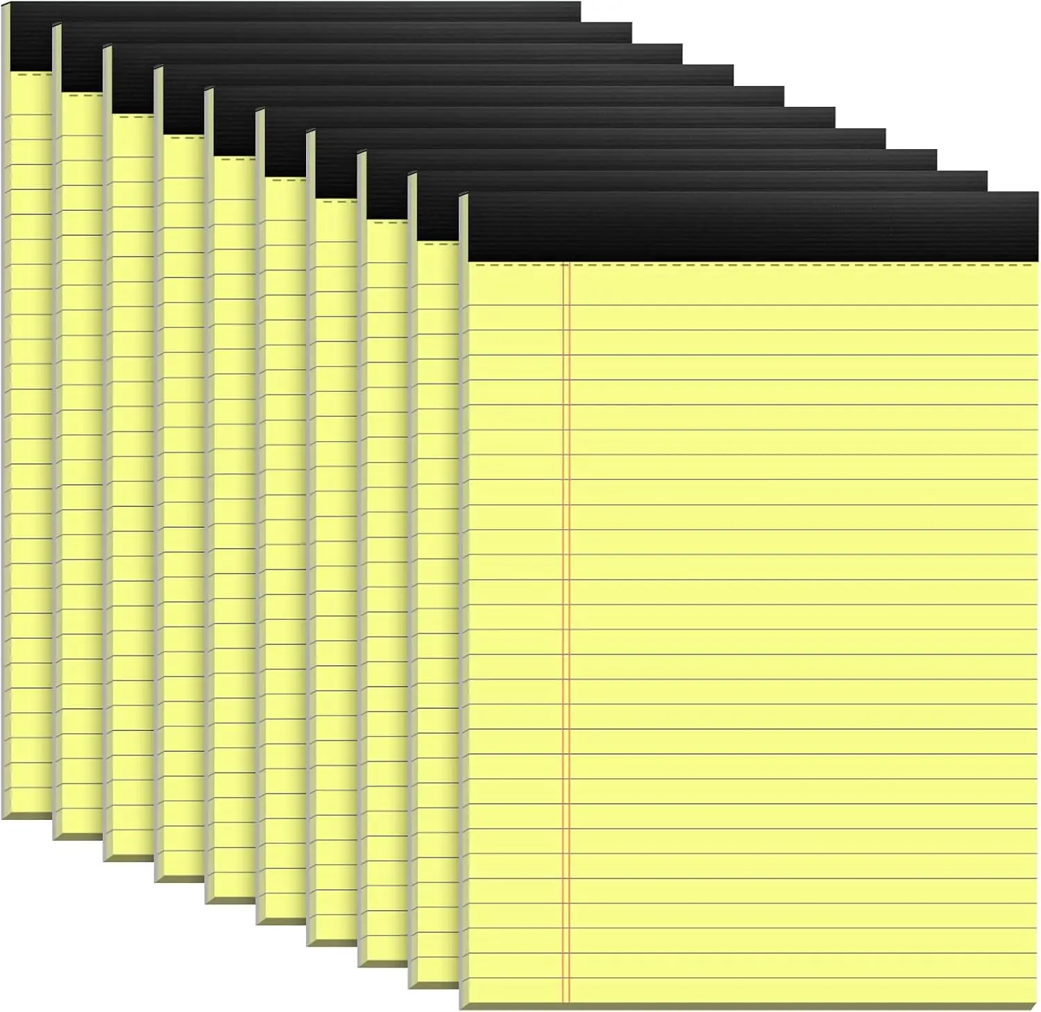 10 Pack Yellow Legal Pads 8.5x11" 28 Lines Wide Ruled Double-Sided Notepads 30 Sheets/60 Pages Letter Size Writing Pads
10 Pack Yellow Legal Pads 8.5x11" 28 Lines Wide Ruled Double-Sided Notepads 30 Sheets/60 Pages Letter Size Writing Pads