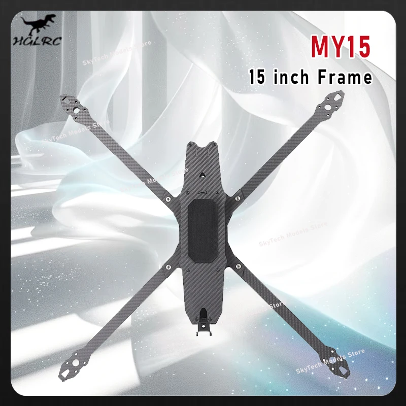 HGLRC MY15 15inch FPV Long Range Carbon Fiber Frame 635mm Wheelbase Freestyle Long Range Frame for RC Quadcopter Racing Drone
HGLRC MY15 15inch FPV Long Range Carbon Fiber Frame 635mm Wheelbase Freestyle Long Range Frame for RC Quadcopter Racing Drone