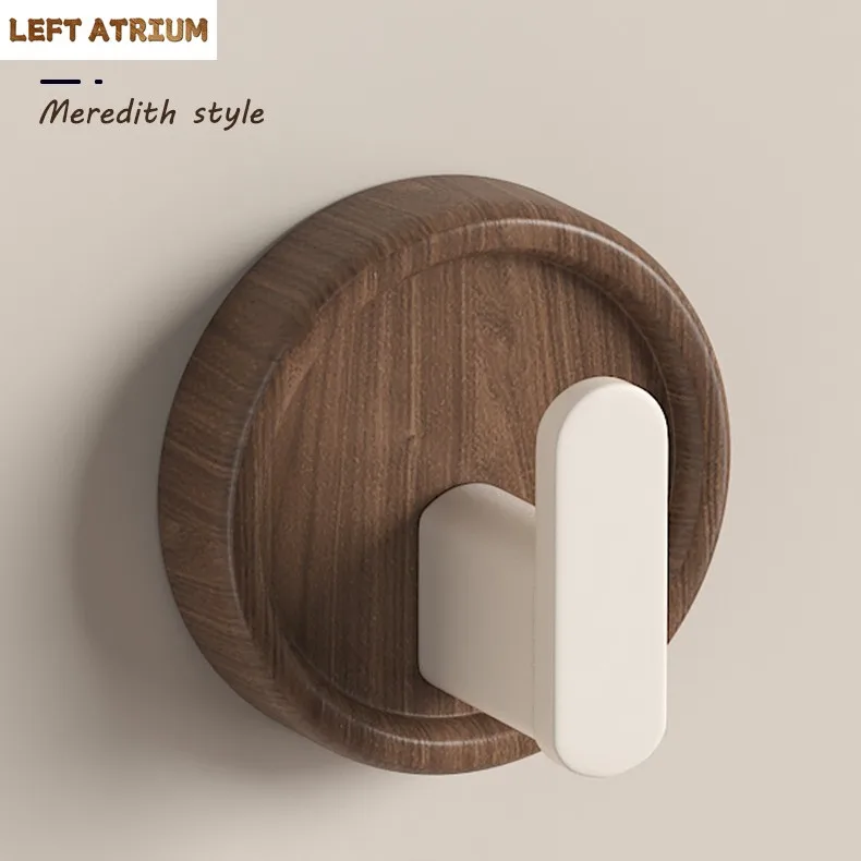 Walnut creative hook without punching wall door back door glued clothes single hook hotel bathroom solid wood jacket hook
Walnut creative hook without punching wall door back door glued clothes single hook hotel bathroom solid wood jacket hook