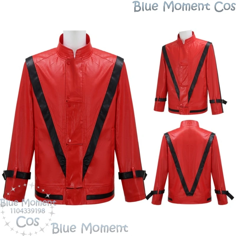 Classic Michaels Outfits Jacksons Cosplay Thriller Red Jacket Halloween Dancing Concert Performance Coat Unisex Navidad Carnaval
Classic Michaels Outfits Jacksons Cosplay Thriller Red Jacket Halloween Dancing Concert Performance Coat Unisex Navidad Carnaval