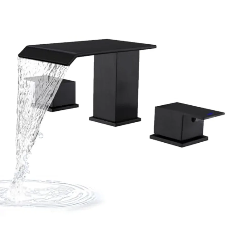 Roman tub faucet for deck mount application, matte black finish, brass construction, high-flow waterfall garden tub filler with
Roman tub faucet for deck mount application, matte black finish, brass construction, high-flow waterfall garden tub filler with