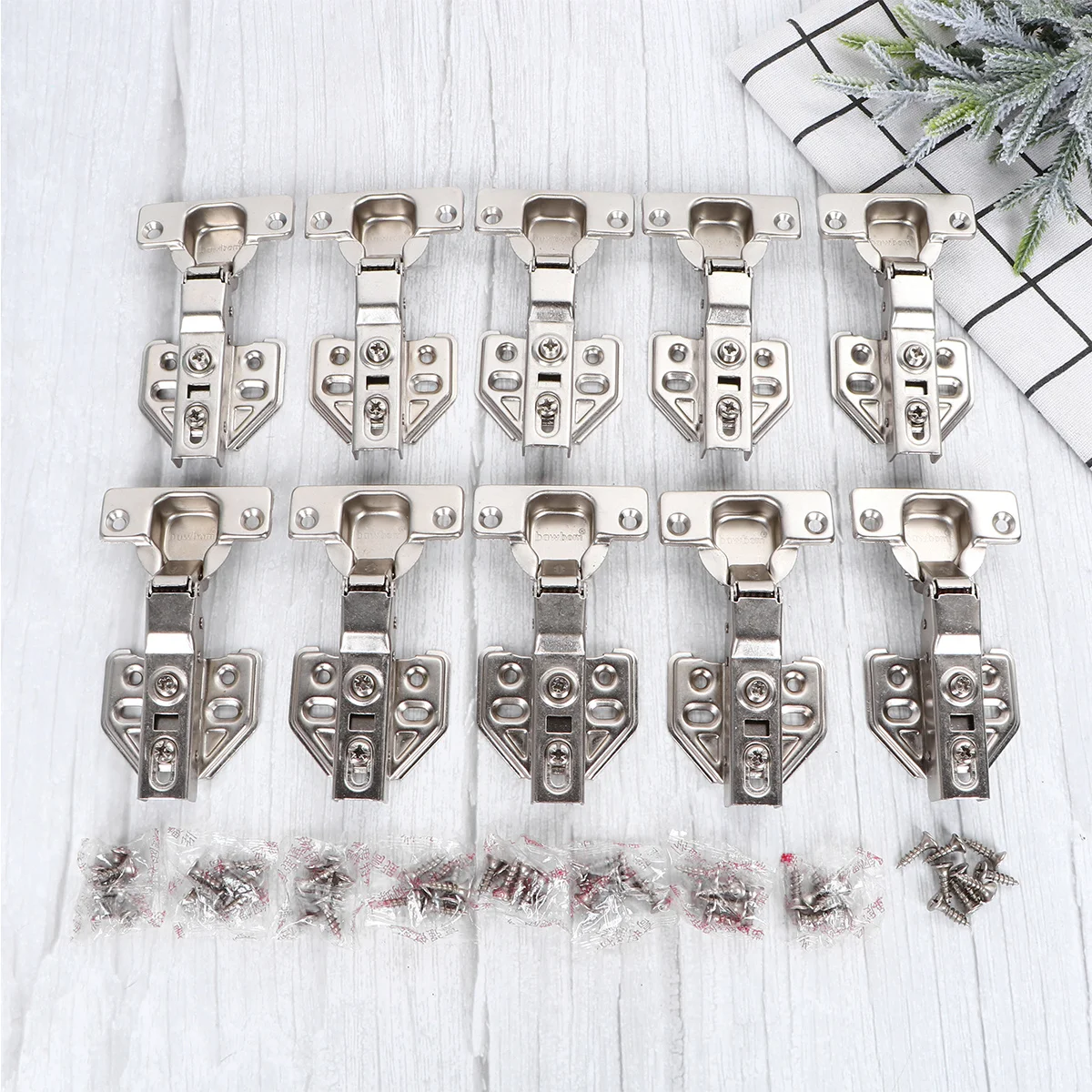 10 pcs Hydraulic 1.2Mm Thick Steel Heavy Duty Concealed Hinges For Kitchen Cabinet Door Stainless Steel Furniture Hinges
10 pcs Hydraulic 1.2Mm Thick Steel Heavy Duty Concealed Hinges For Kitchen Cabinet Door Stainless Steel Furniture Hinges