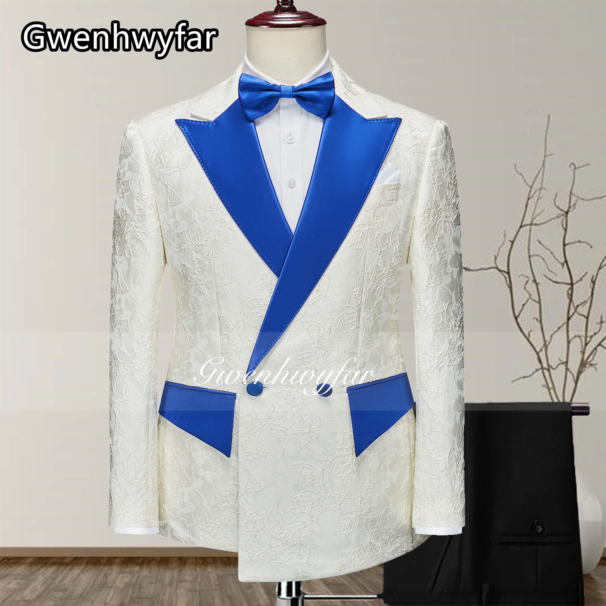Gwenhwyfar 2026 Мужской синий сатиновый костюм с двубортным воротником, индивидуальный пошив, высокое качество, приталенный крой, модный, для свадьбы и вечеринок
Gwenhwyfar 2026 Мужской синий сатиновый костюм с двубортным воротником, индивидуальный пошив, высокое качество, приталенный крой, модный, для свадьбы и вечеринок