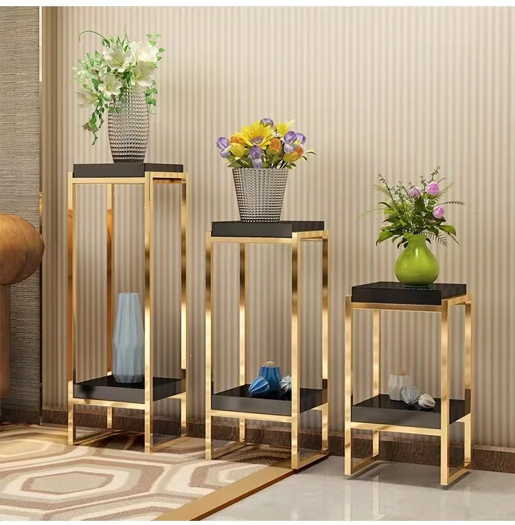 Stainless steel simple modern fashion gold-plated household living room indoor floor modern dill
Stainless steel simple modern fashion gold-plated household living room indoor floor modern dill
