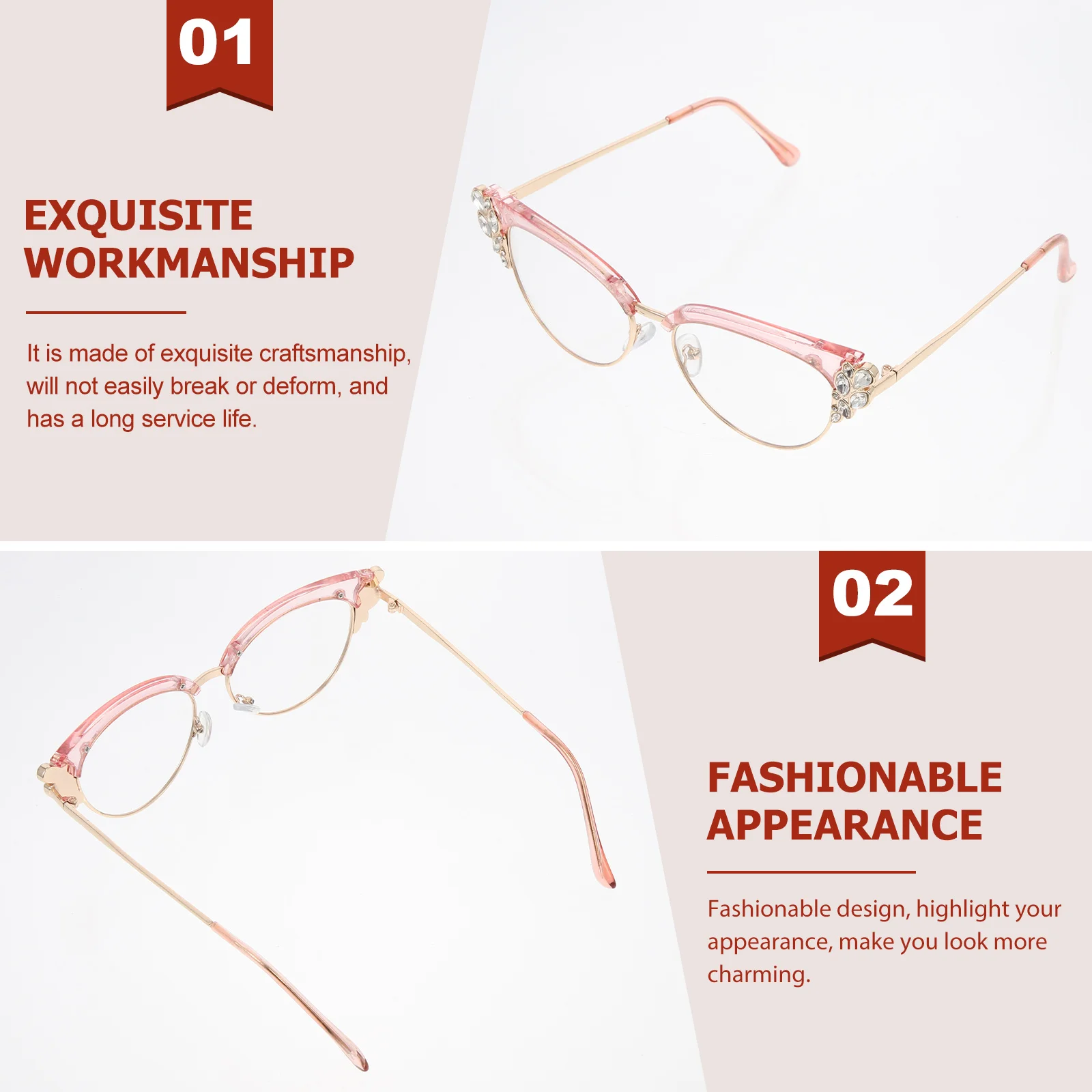 1 Pair Blue Light Blocking Glasses Eye Protection Durable Fashionable Design Comfortable Wear Light Eyeglasses For
1 Pair Blue Light Blocking Glasses Eye Protection Durable Fashionable Design Comfortable Wear Light Eyeglasses For