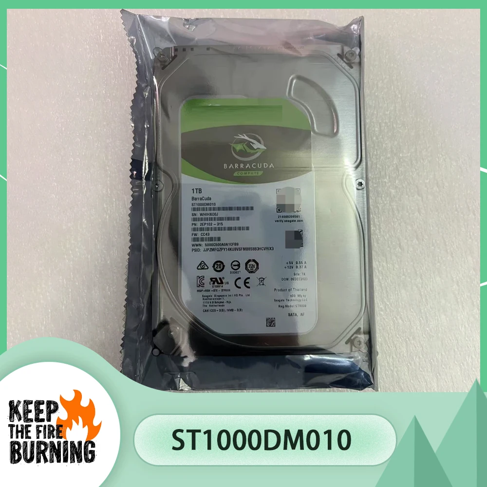 Для механического жесткого диска Seagate 1 ТБ, 3,5 дюйма, жесткий диск 7200 SATA 6 ГБ ST1000DM010
Для механического жесткого диска Seagate 1 ТБ, 3,5 дюйма, жесткий диск 7200 SATA 6 ГБ ST1000DM010