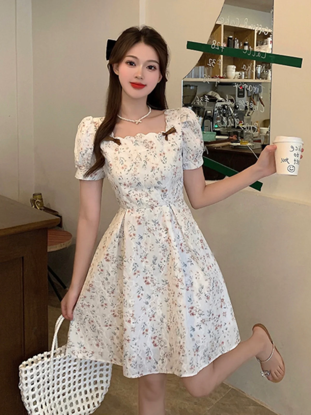 plus Size Summer Floral Lace Dr Square Collar Slimming Waist High Waist Polyester Fiber ort Sve mid Length A-Line Skirt
plus Size Summer Floral Lace Dr Square Collar Slimming Waist High Waist Polyester Fiber ort Sve mid Length A-Line Skirt
