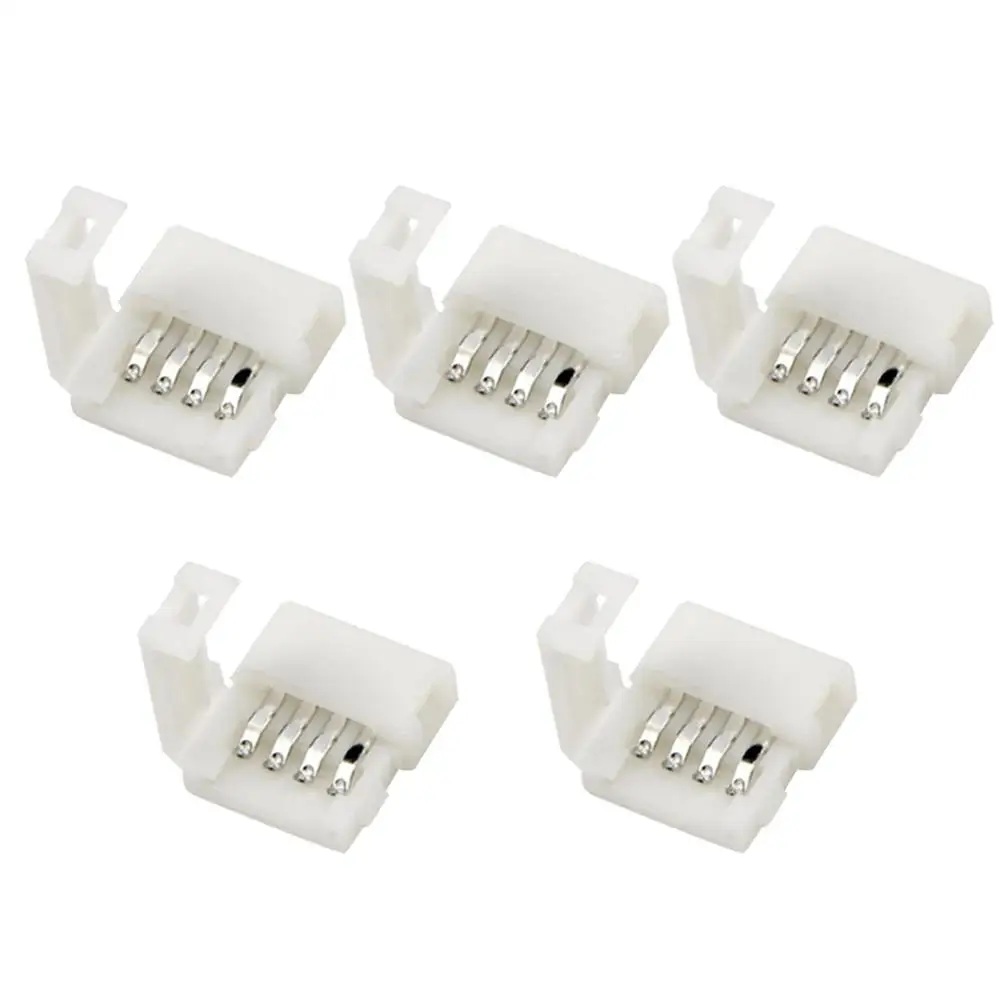 10pcs Light Strip Connector White LED Clip for Corner Buckle ABS Material 5050 RGB Single Color Soft Light Flexible Strip
10pcs Light Strip Connector White LED Clip for Corner Buckle ABS Material 5050 RGB Single Color Soft Light Flexible Strip