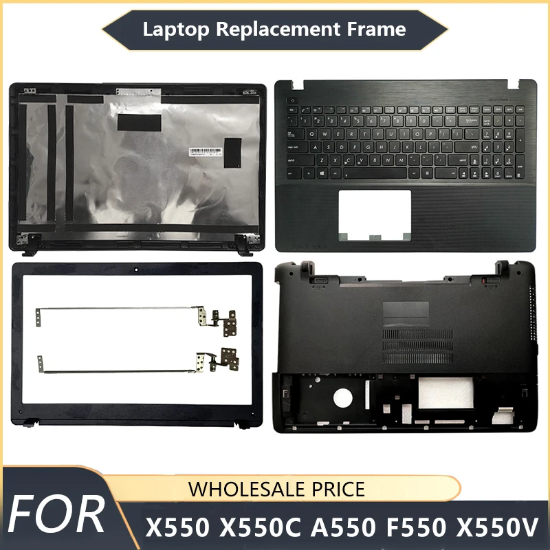 NEW For Asus X550 X550C A550 F550 X550V Laptop LCD Back Cover Front Bezel Palmrest Bottom Case keyboard Hinges
NEW For Asus X550 X550C A550 F550 X550V Laptop LCD Back Cover Front Bezel Palmrest Bottom Case keyboard Hinges