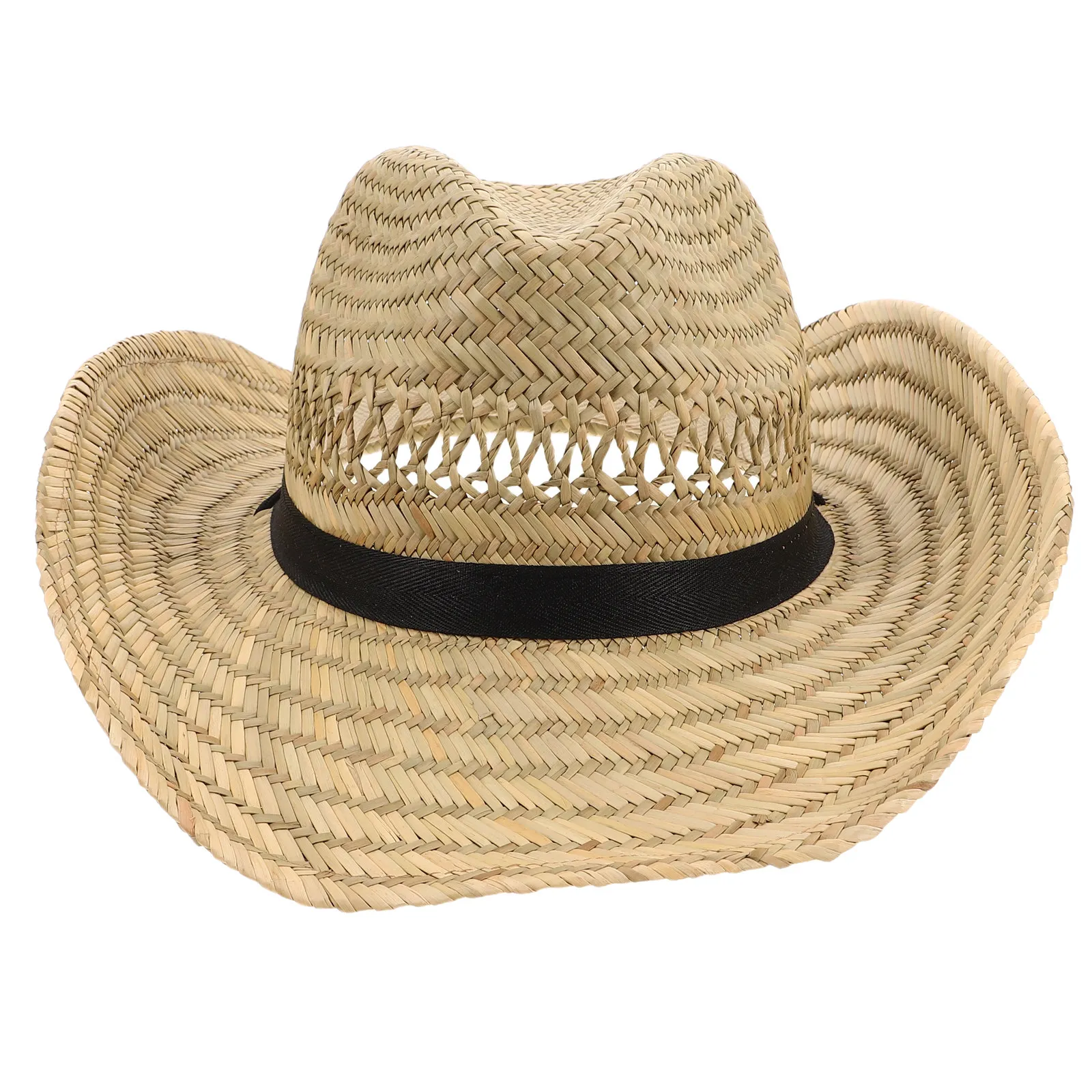 Straw Cowboy Hat Men Wide Brim Uv Protection Handwoven Sun Hat for Fishing Hiking Camping Farming Beach Outdoor Summer
Straw Cowboy Hat Men Wide Brim Uv Protection Handwoven Sun Hat for Fishing Hiking Camping Farming Beach Outdoor Summer