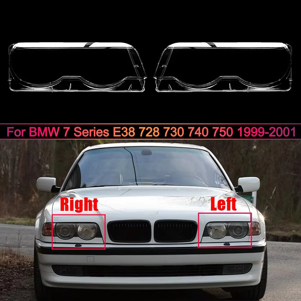 For BMW 7 Series E38 728 730 740 750 1999 2000 2001 Car Front Headlight Cover Lampshade Lampcover Head Lamp light Covers Shell
For BMW 7 Series E38 728 730 740 750 1999 2000 2001 Car Front Headlight Cover Lampshade Lampcover Head Lamp light Covers Shell