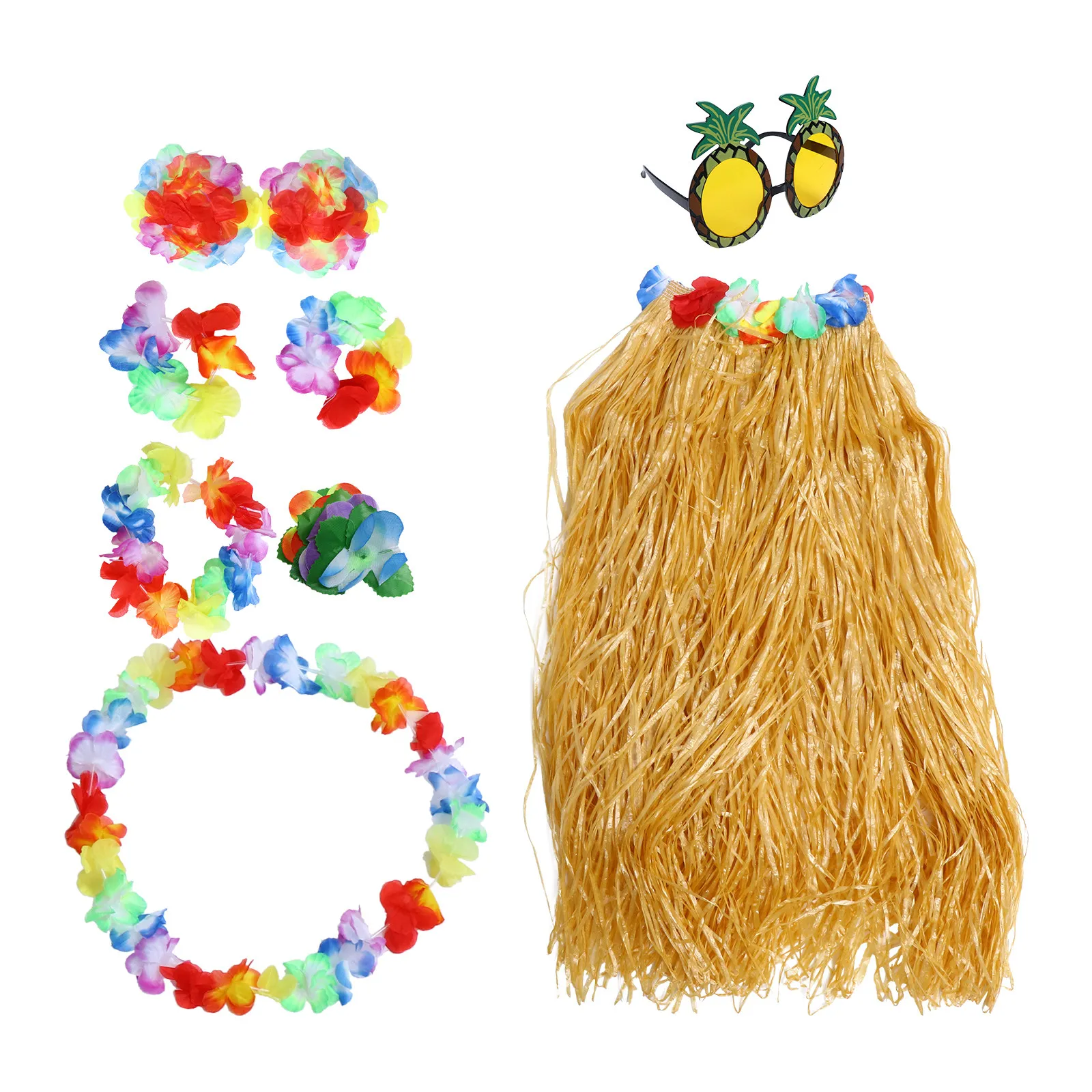 1Set Hawaiian Grass Skirt Costume Premium Lightweight Beach Party Dress Luau Dance Props Holiday Performance Outfit
1Set Hawaiian Grass Skirt Costume Premium Lightweight Beach Party Dress Luau Dance Props Holiday Performance Outfit