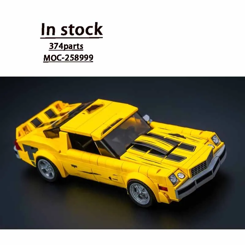 MOC-258999 Желтый новый городской спортивный гоночный автомобиль, модель из строительных блоков, 374 детали, игрушка для мальчиков, подарок на день рождения или Рождество
MOC-258999 Желтый новый городской спортивный гоночный автомобиль, модель из строительных блоков, 374 детали, игрушка для мальчиков, подарок на день рождения или Рождество