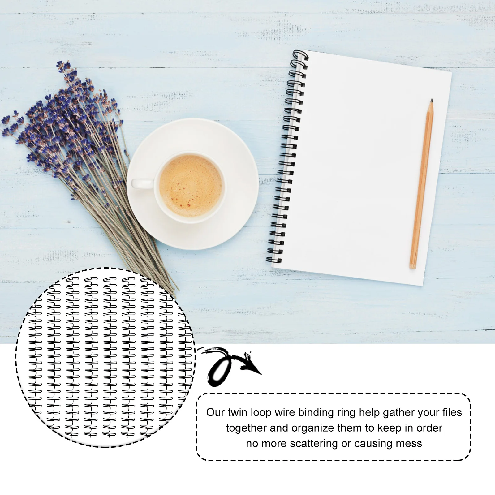 50 Pcs Hole Loose-leaf Notebook Double Coil Wire Cinch Ring Metal Binding Coils Wires 
50 Pcs Hole Loose-leaf Notebook Double Coil Wire Cinch Ring Metal Binding Coils Wires