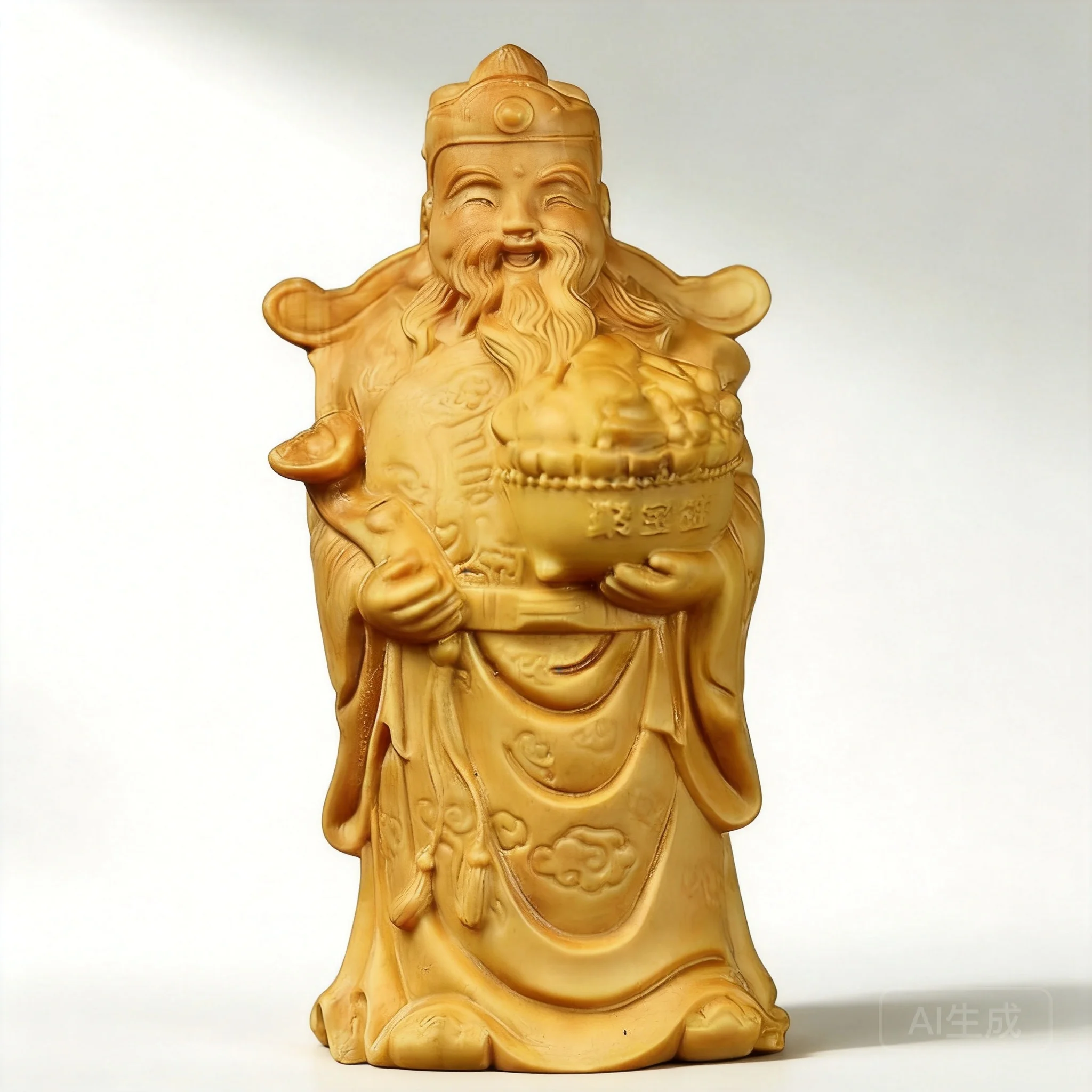 Chinese Traditional Boxwood Carved God Of Wealth Statue Lucky Feng Shui Ornament Attract Wealth Blessing Figurine For Home Shop
Chinese Traditional Boxwood Carved God Of Wealth Statue Lucky Feng Shui Ornament Attract Wealth Blessing Figurine For Home Shop