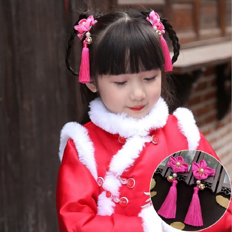 2PCS Sweet Chinese Style Hair Clips For Children's Series Flowers Girls Red Pink Hair Grips Hair Accessories HeadWear
2PCS Sweet Chinese Style Hair Clips For Children's Series Flowers Girls Red Pink Hair Grips Hair Accessories HeadWear