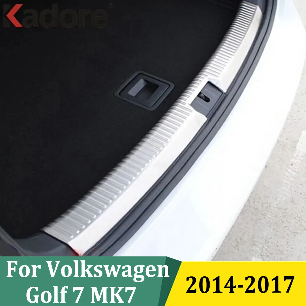 For Volkswagen GOLF 7 Golf7 2014-2017 Stainless Steel Inner Rear Bumper Protector Sill Trunk Trim Threshold Pad Plate Cover
For Volkswagen GOLF 7 Golf7 2014-2017 Stainless Steel Inner Rear Bumper Protector Sill Trunk Trim Threshold Pad Plate Cover