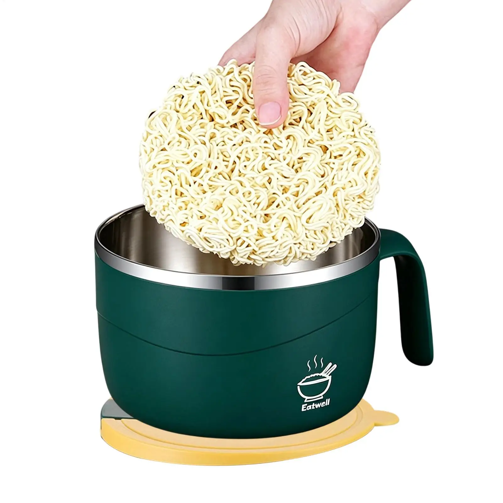 Instant Noodle Bowl With Draining Hole Anti-Scald Large Plate With Lid And Handle Stainless Steel Liner Soup Bowl For Breakfast
Instant Noodle Bowl With Draining Hole Anti-Scald Large Plate With Lid And Handle Stainless Steel Liner Soup Bowl For Breakfast