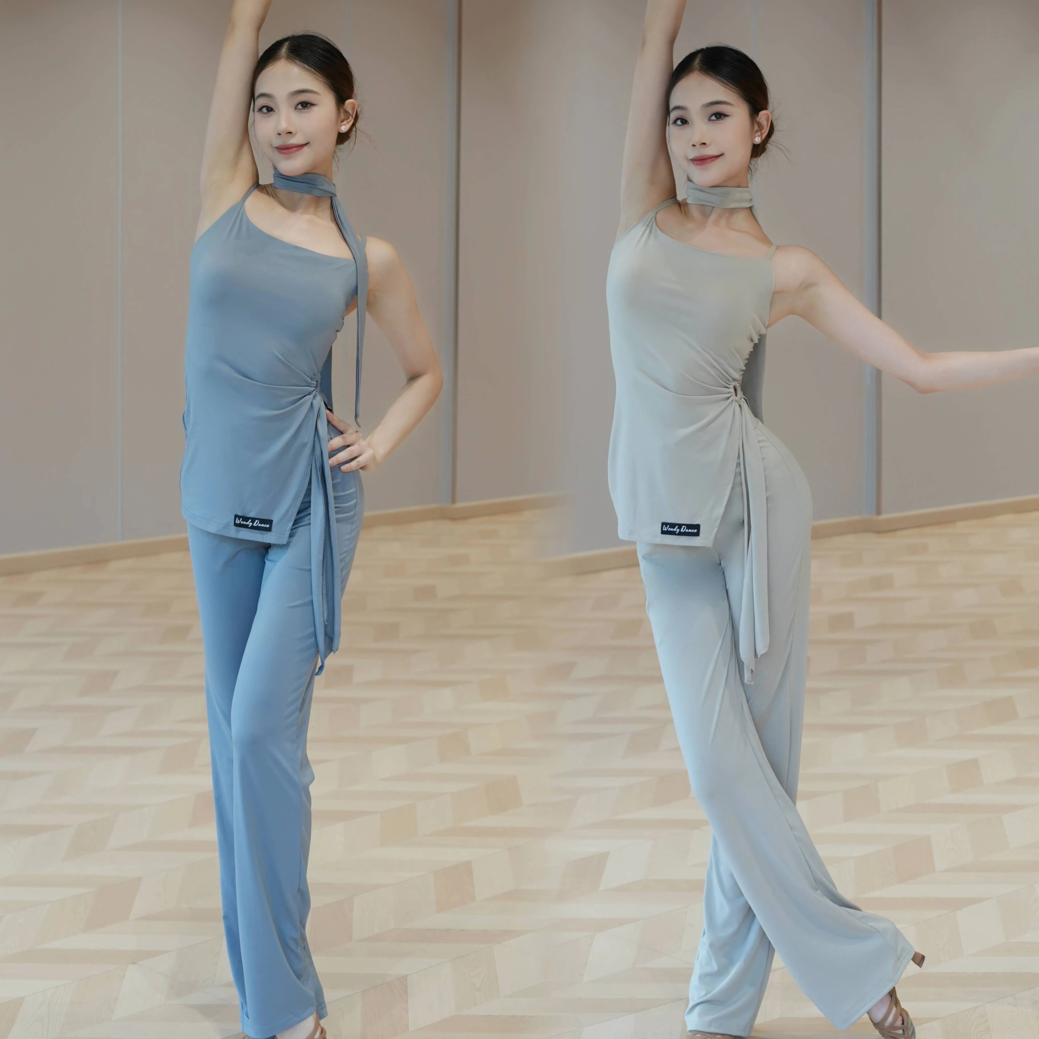 Одежда для латинских танцев, женская новая тренировочная одежда, мягкие топы с разрезами, брюки для йоги, современная одежда для бальных танцев, одежда для сальсы, DNV24712
Одежда для латинских танцев, женская новая тренировочная одежда, мягкие топы с разрезами, брюки для йоги, современная одежда для бальных танцев, одежда для сальсы, DNV24712