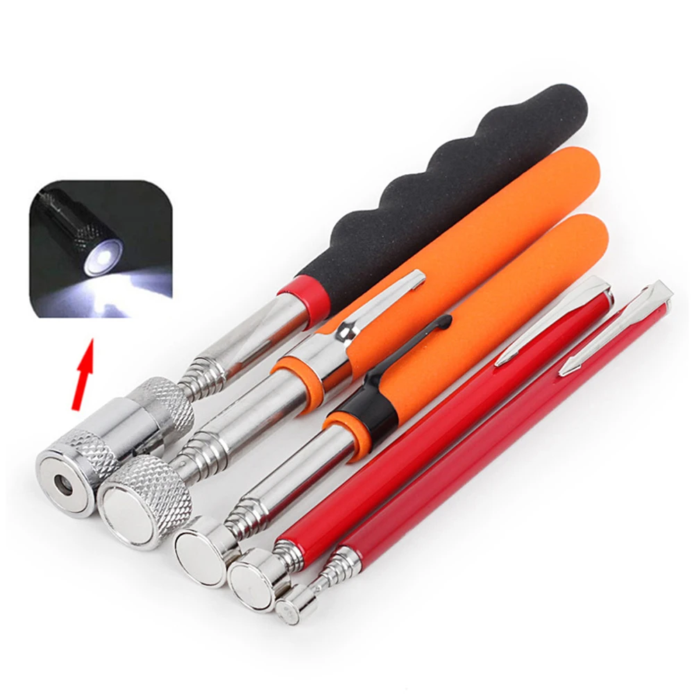 Telescopic Magnetic Pen with Light Mini Portable Magnet Pick Up Tool Extendable Pickup Rod Stick for Picking Up Screws Nut Bolt
Telescopic Magnetic Pen with Light Mini Portable Magnet Pick Up Tool Extendable Pickup Rod Stick for Picking Up Screws Nut Bolt