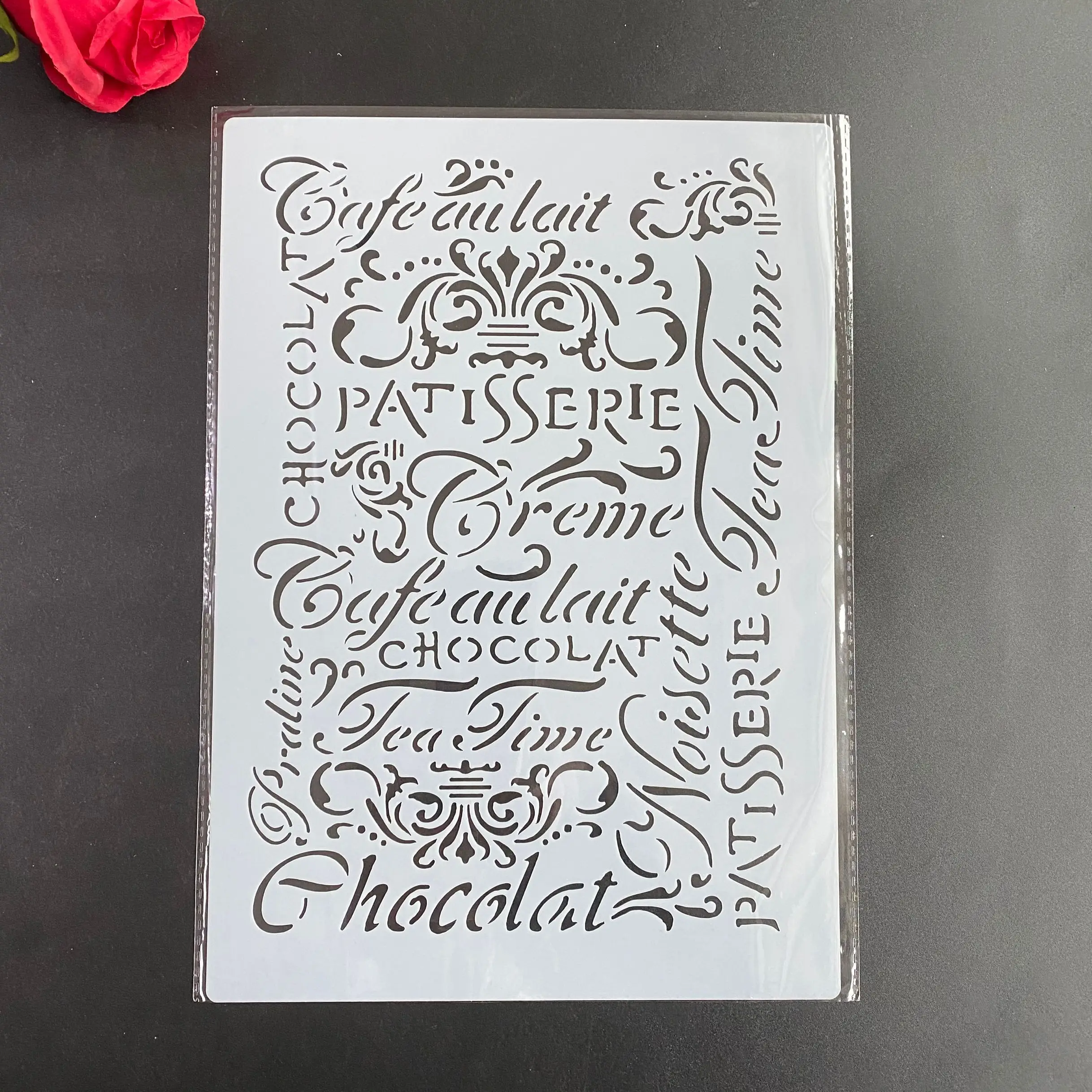 Scrapbooking Stamp Album Decorative Embossing Craft Paper DIY Letter word Stencils A4 size drawing Stencil for Wall Painting
Scrapbooking Stamp Album Decorative Embossing Craft Paper DIY Letter word Stencils A4 size drawing Stencil for Wall Painting