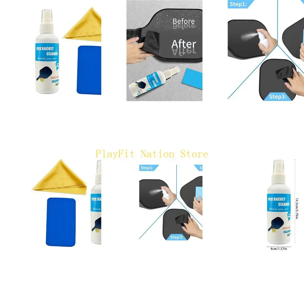 242F 100ml Portable Pickleballs Racket Surfaces Cleaner for Improves Spin and Accuracy
242F 100ml Portable Pickleballs Racket Surfaces Cleaner for Improves Spin and Accuracy