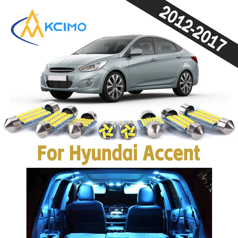 Durable Auto Interior LED Light Kit For Hyundai Accent 2012-2017 CANBUS Bright Wear Resistant Vehicle Indoor Lighting Bulbs
Durable Auto Interior LED Light Kit For Hyundai Accent 2012-2017 CANBUS Bright Wear Resistant Vehicle Indoor Lighting Bulbs