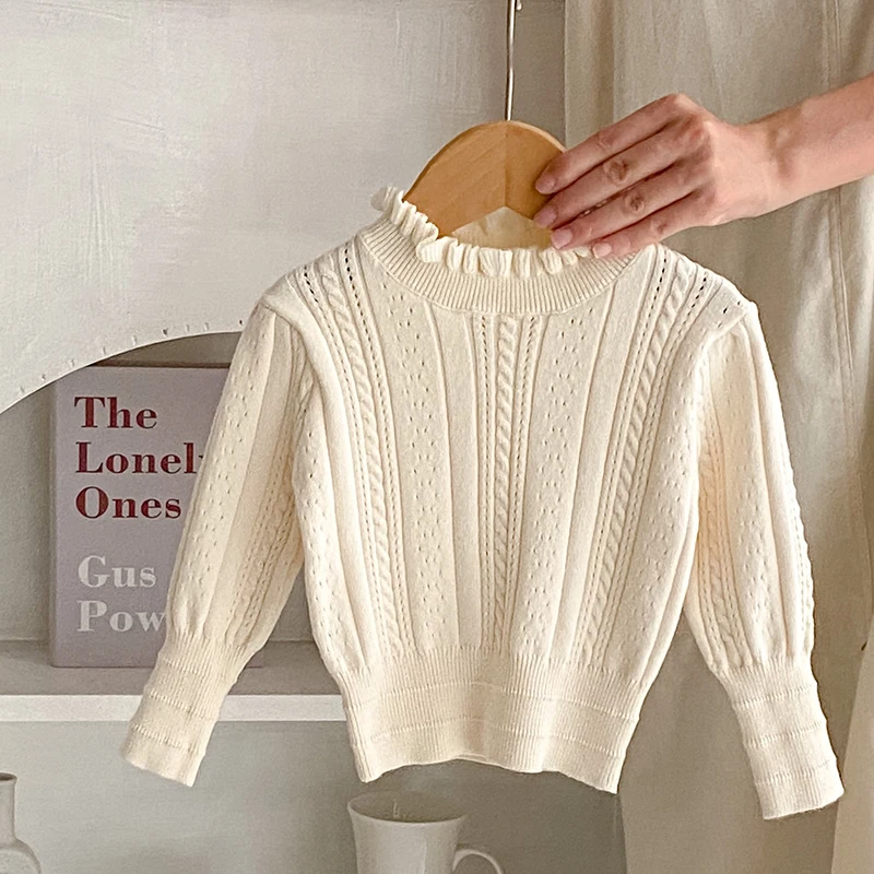 Toddler Baby Girls Sweater Long Sleeved Solid Color Newborn Baby Girls Sweaters Autumn Spring Kids Pullover Sweaters
Toddler Baby Girls Sweater Long Sleeved Solid Color Newborn Baby Girls Sweaters Autumn Spring Kids Pullover Sweaters