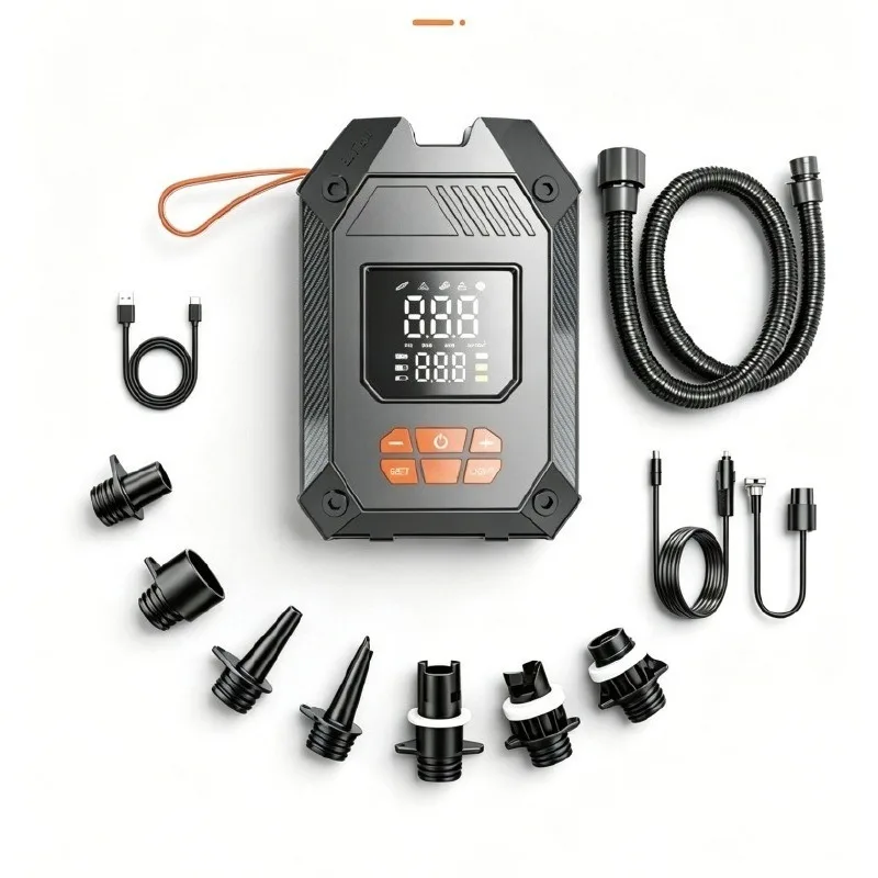 Dual Function Electric Air Pump Portable Inflator & Deflator for Vehicle Tyre Multifunctional Car Inflation Tool
Dual Function Electric Air Pump Portable Inflator & Deflator for Vehicle Tyre Multifunctional Car Inflation Tool