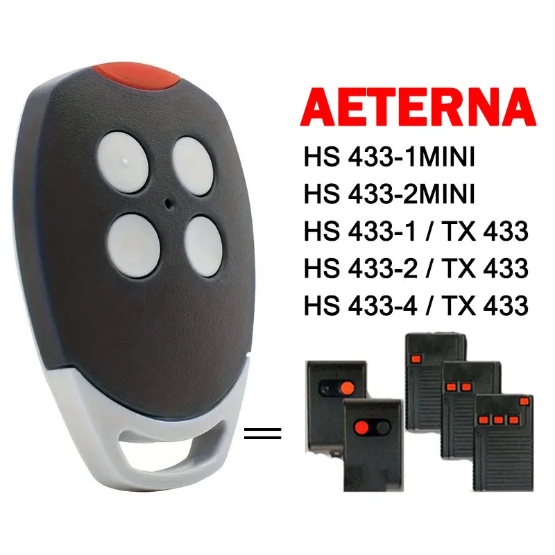 Клонировать AETERNA HS 433-1MINI 433-2MINI 433-1 433-2 433-4 TX 433 Устройство открывания гаражных ворот с дистанционным управлением гаража, фиксированный код 433,92МГц
Клонировать AETERNA HS 433-1MINI 433-2MINI 433-1 433-2 433-4 TX 433 Устройство открывания гаражных ворот с дистанционным управлением гаража, фиксированный код 433,92МГц
