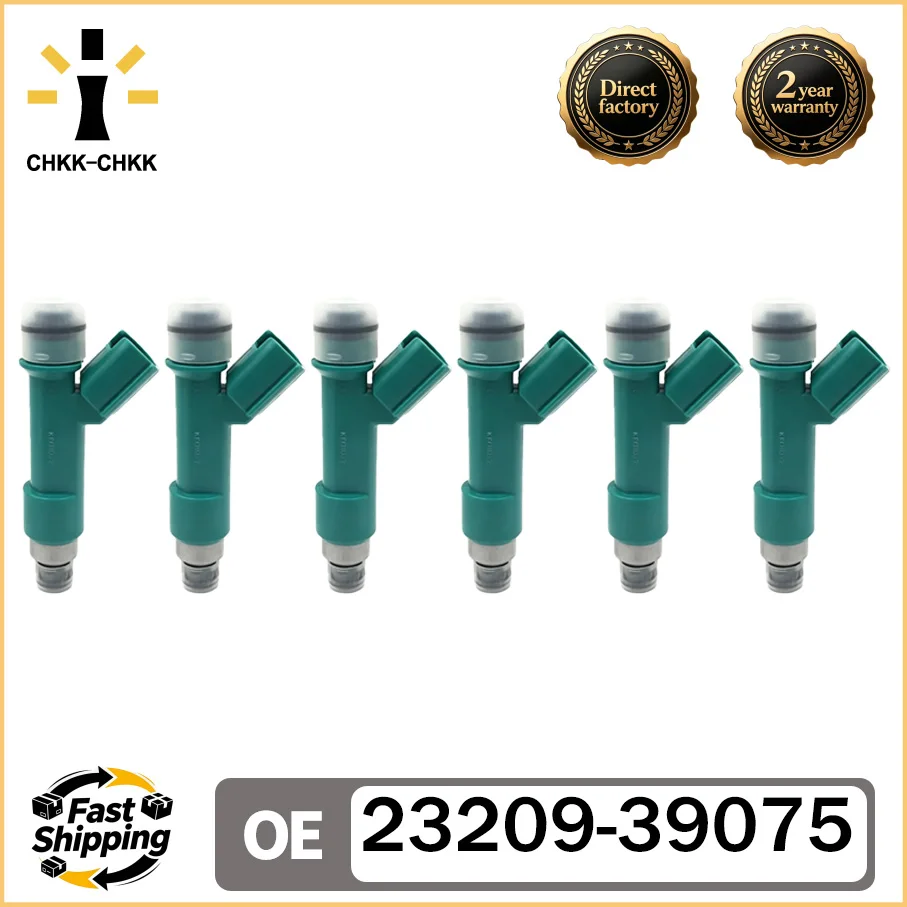 CHKK-CHKK 6x 2325031060 23209-39075 Fuel Injector for TOYOTA LAND CRUISER HILUX FORTUNER FJ CRUISER 4RUNNER 23209-31060
CHKK-CHKK 6x 2325031060 23209-39075 Fuel Injector for TOYOTA LAND CRUISER HILUX FORTUNER FJ CRUISER 4RUNNER 23209-31060