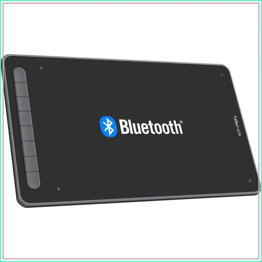 Wireless Drawing Tablet 10x6 inch with Bluetooth 5.0, Battery-Free Stylus, 8192 Pressure Levels, Tilt Support, Compatible with Windows/Mac/Android/Chrome
Wireless Drawing Tablet 10x6 inch with Bluetooth 5.0, Battery-Free Stylus, 8192 Pressure Levels, Tilt Support, Compatible with Windows/Mac/Android/Chrome