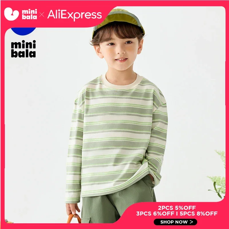 Футболка Mini Bala из чистого хлопка для мальчиков и девочек, новинка весны 2025 года, детская нижняя рубашка с длинными рукавами
Футболка Mini Bala из чистого хлопка для мальчиков и девочек, новинка весны 2025 года, детская нижняя рубашка с длинными рукавами