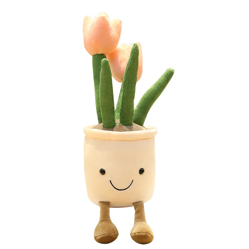 35CM Kawaii Simulation Tulip Plush Stuffed Toys Squishy Plants Home Decor Creative Potted Flowers Pillow Kid Girls Birthday Gift
35CM Kawaii Simulation Tulip Plush Stuffed Toys Squishy Plants Home Decor Creative Potted Flowers Pillow Kid Girls Birthday Gift