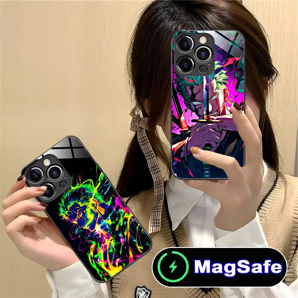 Anime Zoro Mobile Phone Case for iPhone 16 15 14 13 12 11 Pro Max Plus Mini MagSafe Glass Colour Protective Cover Pretty
Anime Zoro Mobile Phone Case for iPhone 16 15 14 13 12 11 Pro Max Plus Mini MagSafe Glass Colour Protective Cover Pretty