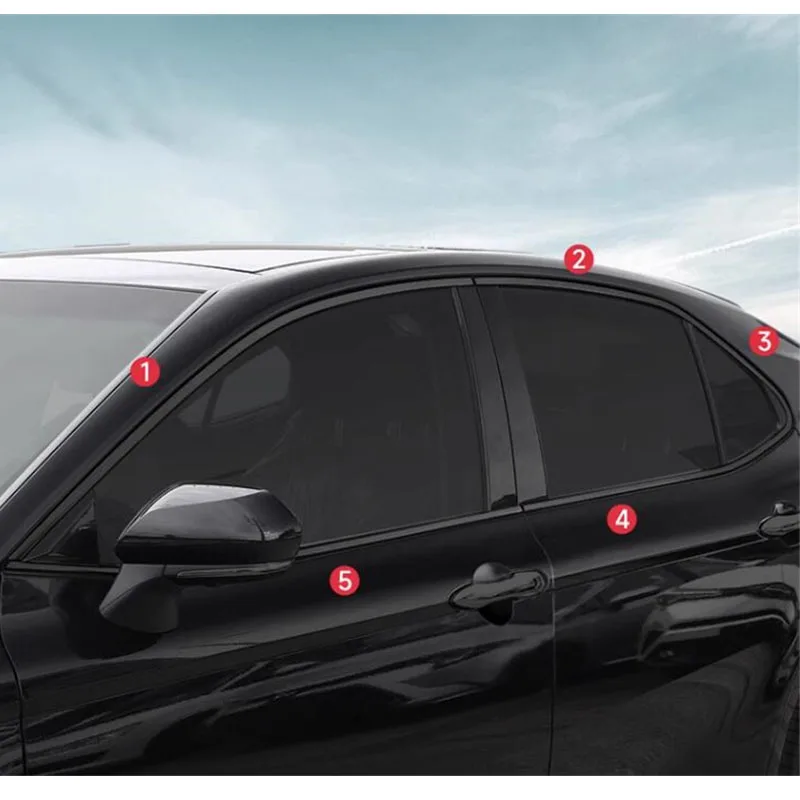 For 10PCS NEW Toyota Camry Window Trim Car Shutter Side Body Kit Diffuser Refit Black Decoration Accessories 2018-2023 Year
For 10PCS NEW Toyota Camry Window Trim Car Shutter Side Body Kit Diffuser Refit Black Decoration Accessories 2018-2023 Year
