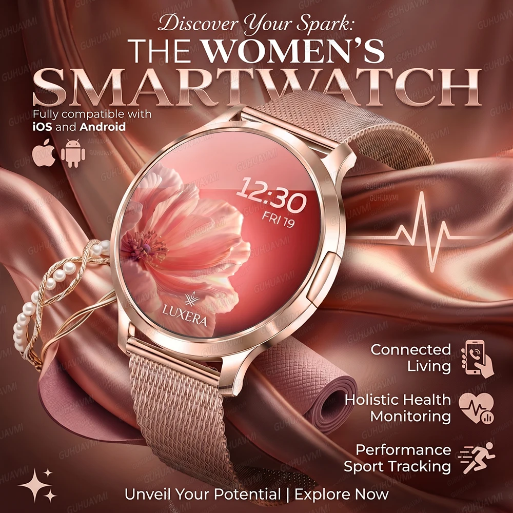 2026 New Smart Watch Women 1.32" AMOLED Screen Watch Face Sports Health Watches Voice Call Digital Waterproof Smartwatch Ladies
2026 New Smart Watch Women 1.32" AMOLED Screen Watch Face Sports Health Watches Voice Call Digital Waterproof Smartwatch Ladies