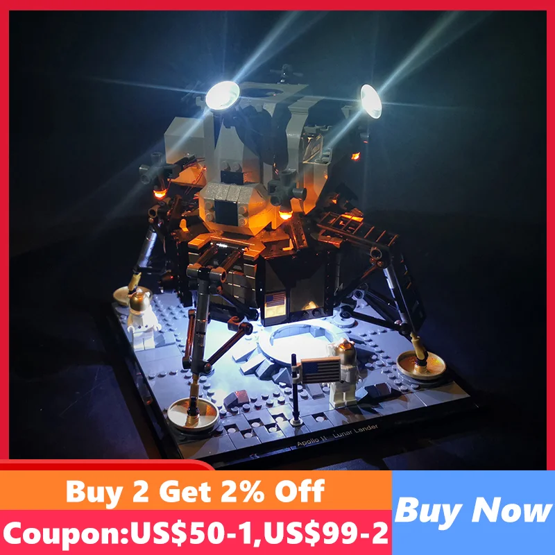 Led Light Kit Set For 10266 Apollo 11 Lunar Lander Building Blocks Bricks(Only Lights)Not Including Models DIY Toys Accessories
Led Light Kit Set For 10266 Apollo 11 Lunar Lander Building Blocks Bricks(Only Lights)Not Including Models DIY Toys Accessories