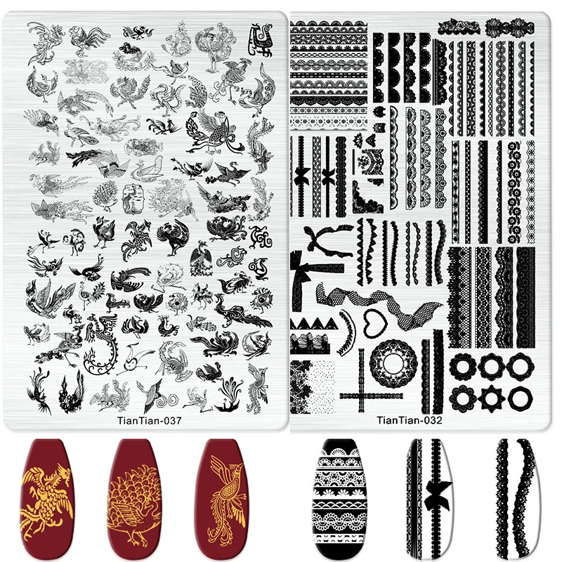 Lace Nail Stamping Plate Leaf Letter Nail Art Plate Stainless Steel Snake Skin Nail Image Plate Butterfly Template Stencil Skull
Lace Nail Stamping Plate Leaf Letter Nail Art Plate Stainless Steel Snake Skin Nail Image Plate Butterfly Template Stencil Skull