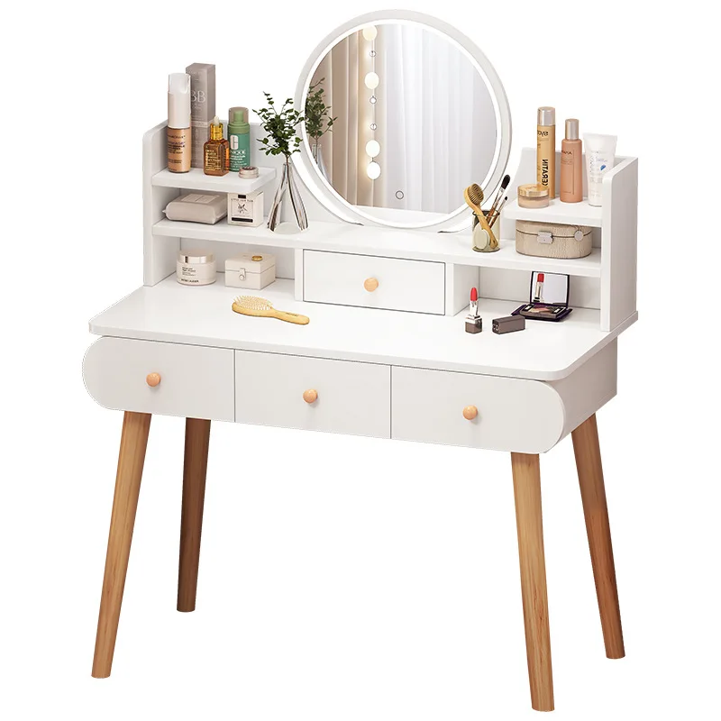 Internet celebrity dresser bedroom Nordic small apartment cabinet integrated modern simple makeup table simple makeup 
Internet celebrity dresser bedroom Nordic small apartment cabinet integrated modern simple makeup table simple makeup