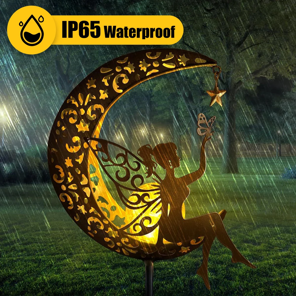 Garden Solar Light Outdoor Decorative Moon Fairy Glass Globe Angel Decor Waterproof Solar Lamp for Pathway Lawn Patio Courtyard
Garden Solar Light Outdoor Decorative Moon Fairy Glass Globe Angel Decor Waterproof Solar Lamp for Pathway Lawn Patio Courtyard