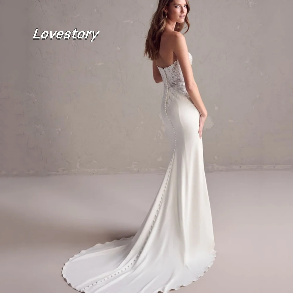 Customized Elegant Off Shoulder Wedding Dresses New Mermaid Sweetheart Bridal Dress Appliques Bridal Gowns Vestido De Novia
Customized Elegant Off Shoulder Wedding Dresses New Mermaid Sweetheart Bridal Dress Appliques Bridal Gowns Vestido De Novia
